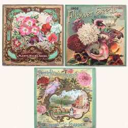 19th Century Botanical Wall Hangings - Novelty Signs