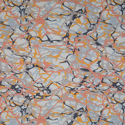 Clueit Webb Interiors Printed Fabric Collection - Estuary Rose - Curtain Fabric