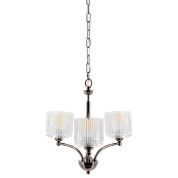 Bardsley Traditional Glass Shade Chandelier