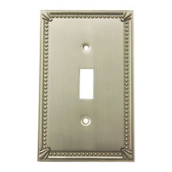 Satin Nickel Wall Switch Plates and Outlet Covers - Switch Plates And Outlet Covers