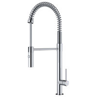 Karran Single-Handle Pull-Down Sprayer Kitchen Faucet, Chrome