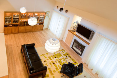 Living room - modern living room idea in Other
