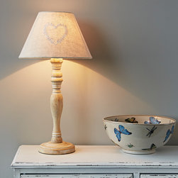 country lamp and shade - Table Lamps