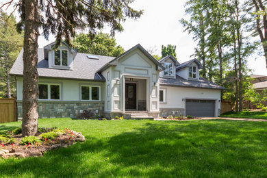 This is an example of a traditional landscaping in Toronto.