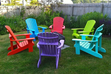 Adirondack chairs in full color
