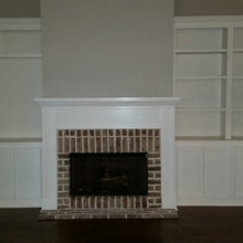 fireplace mantel
