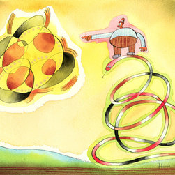 Johnson Snake - Original Watercolor - Drawings And Illustrations