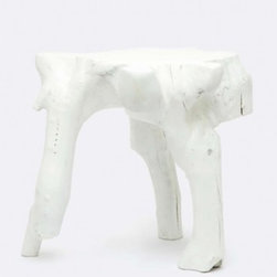 MG - White Sable Side Table - Products