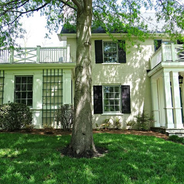 Addition with Screened Porch and Master Bathroom above Porch