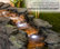 19" Tall Outdoor Tiering Rocky River Stream Water Fountain with LED Lights