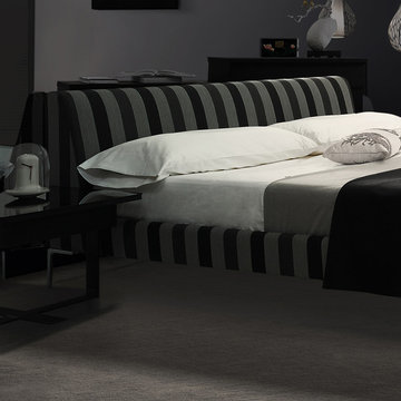 Charcoal & Grey Modern Bedroom