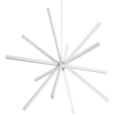 Sirius Chandelier, White, 54.375"Lx54.375"Wx38.625"