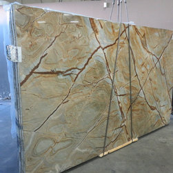 All Natural Stone - Picture Stone 3cm Quartzite Slab - Kitchen Countertops