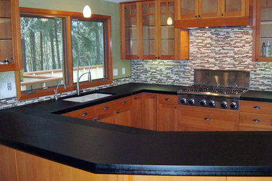 Inspiration for a transitional kitchen remodel in Other