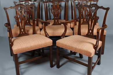 Chippendale Style Mahogany Dining Chairs