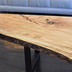 Maple Live Edge Coffee Table - Furniture