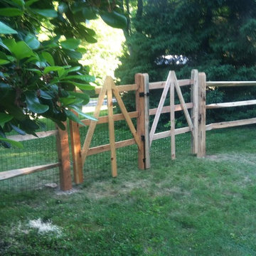 Wolcott Rustic Split Rail Fence
