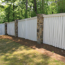 white fence