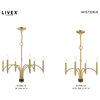 Livex Lighting Satin Brass 6-Light Chandelier