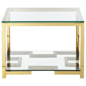 Nina Side Table, Gold