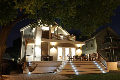 Trendy home design photo in Boston