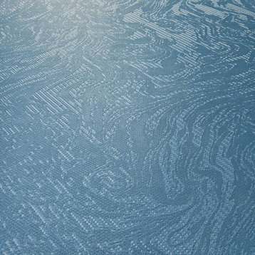 Blue metallic faux carbon plain Wallpaper, 8.5" X 11" Sample