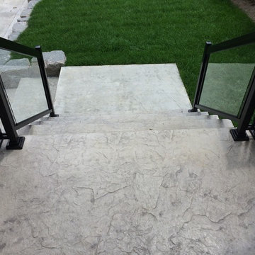 Aluminum and Glass Porch Railings - 121