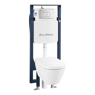 Catalano Sfera Newflush 1-Piece Wall-hung 1.2 GPF Toilet, White