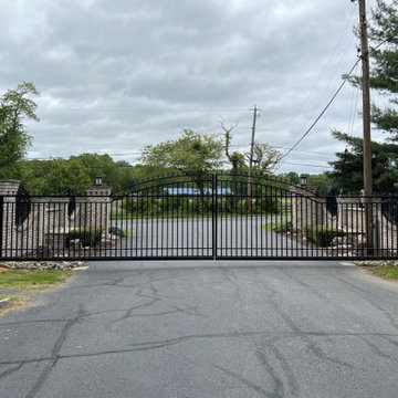 Decorative Aluminum Gate with an Arched top
