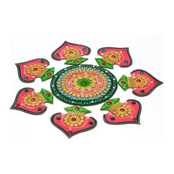 Wood Clay Flooring Decor - Sculptures