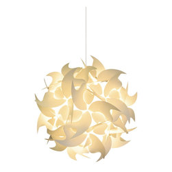 Akari Lanterns - Hooks Hanging Pendant Lamp, Small - Pendant Lighting