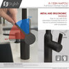 STYLISH Kitchen Sink Faucet Single Handle Pull Down Dual Mode Stainless Steel