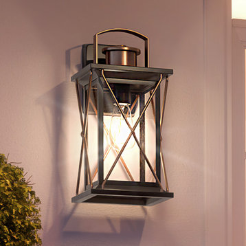 Luxury Colonial Outdoor Wall Light, Olde Bronze, UHP1233