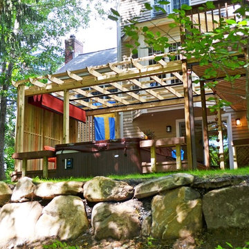 Sudbury, MA, custom backyard retreat
