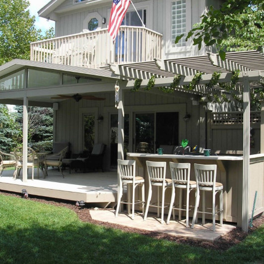 Painted Deck - Photos & Ideas