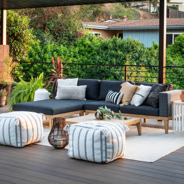 Mid century Outdoor Living Remodel