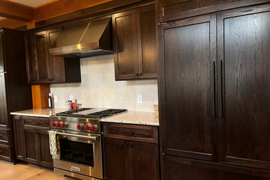 Inspiration for a rustic kitchen remodel in Other