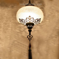 Turkish Style Ottoman Lighting Cylinder Lighting 22cm - Pendant Lighting