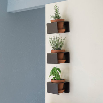 Space-saving Herb Wall