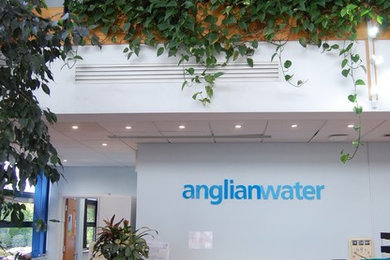 LED lighting installation at Anglian Water