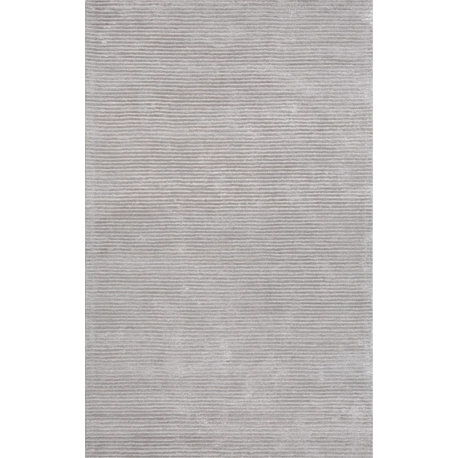 Edgy Collection Hand-Tufted Bamboo Silk & Wool Area Rug, 8'9"x11'9"