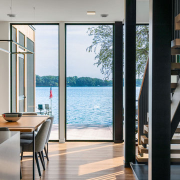 Narrow Lot Lake House