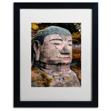 Philippe Hugonnard 'Giant Buddha VI' Art, Black Frame, White Matte, 20"x16"