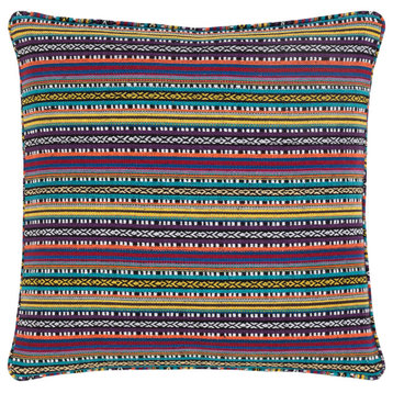 Maya MYP-003 Pillow Cover, Multicolor, 20"x20", Pillow Cover Only