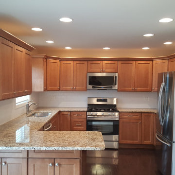 Full kitchen remodel with granite tops