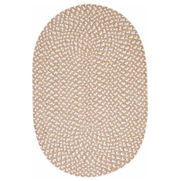 Colonial Mills Confetti TI19 Natural Kids/Teen Area Rug, Round 4'x4'