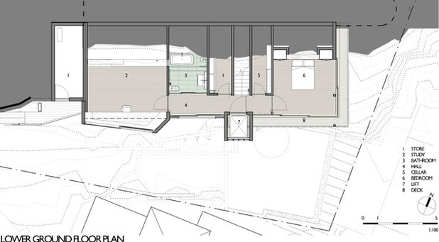 Современный План этажа by Richard Cole Architecture