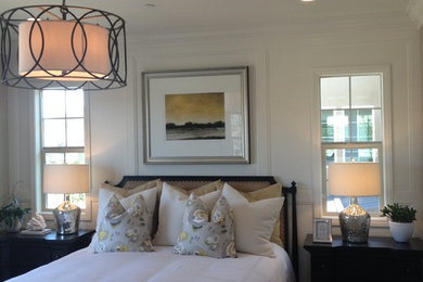Example of a trendy bedroom design in Other