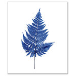 DDCG - Blue Fern Set Separates Wall Art, Thick Fern - Each canvas sold separately, these canvas will make a beautiful addition to your home. Pick and choose your favorite or buy them both to create a bold statement. Made ready to hang for your home, this wall art is durable and lightweight. The result is a beautiful piece of artwork that will add a touch of sophistication to your home.