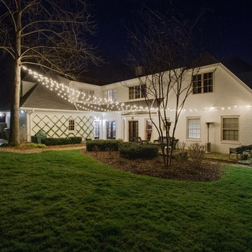 Permanent festival outdoor lighting in Nashville, TN.